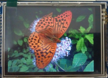 Image on color LCD